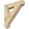 Ekena Millwork Traditional Arts & Crafts Rough Sawn Bracket, Douglas Fir, 6"W x 34"D x 34"H BKT06X34X34TRA03RDF - alternate 1